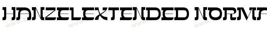 HanzelExtended Norma字体转换